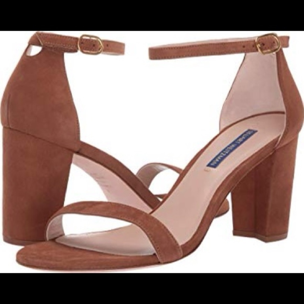 Stuart Weizmann Nearlynude Ankle Strap Sandal